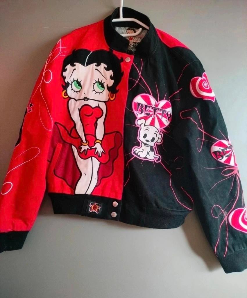 Vintage betty boop JH Design - bomberjack, Kleding | Dames, Ophalen