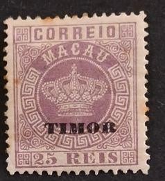 Timor 1884 - Colonie portugaise - couronne *, Enlèvement ou Envoi, Non oblitéré, Asie du Sud Est