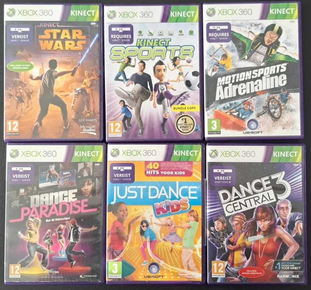Lot van 6 Xbox Kinect games (apart verkrijgbaar), Enlèvement ou Envoi, Comme neuf