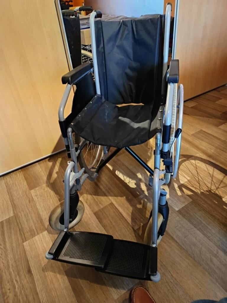 fauteuil roulant pliable, Divers, Enlèvement, Pliant, Comme neuf, Fauteuil roulant manuel