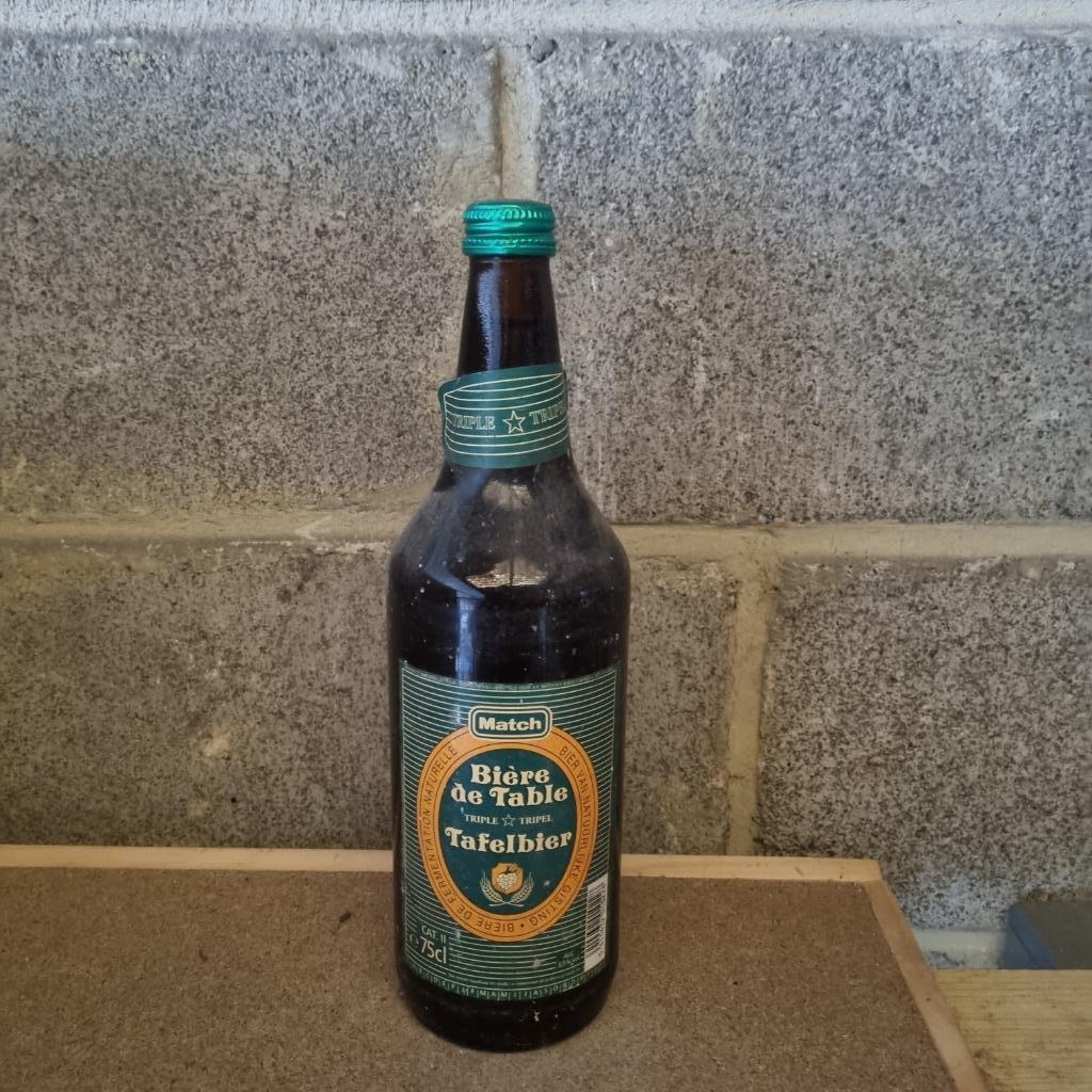 Bouteille de bière Match Bière de Table Triple, Enlèvement ou Envoi, Utilisé, Bouteille(s), Autres marques