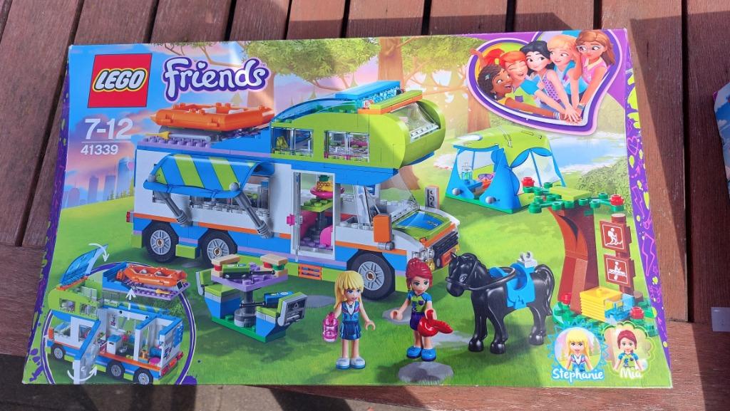 Lego Friend - 41339 - Mia's camper, Ophalen of Verzenden, Gebruikt, Complete set, Lego