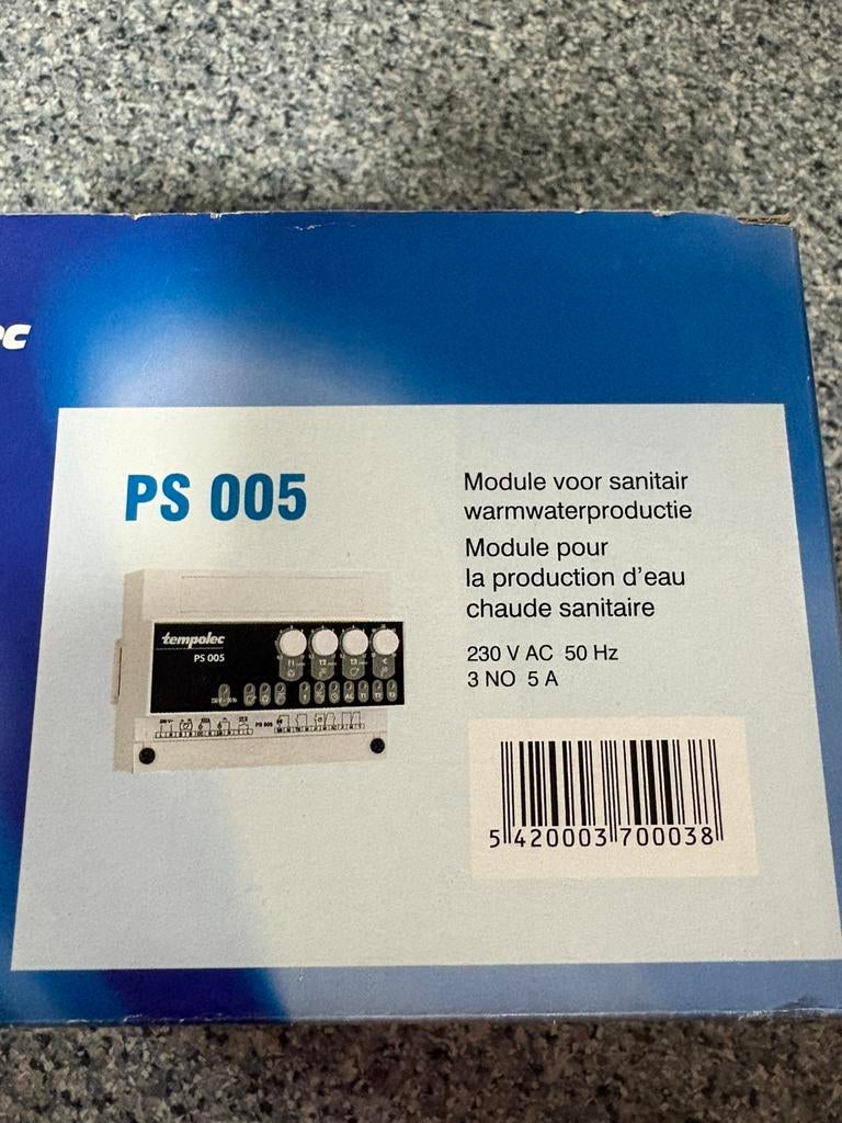 Regulation tempolec ps005 chauffage sanitaire, Bricolage & Construction, Enlèvement, Neuf, Autres types