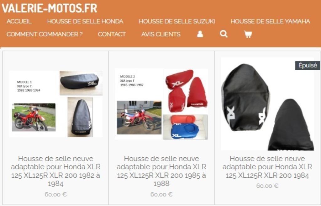 Housse de selle neuve adaptable pour Honda XLR 125 XL125R XL, Motos, Envoi, Neuf