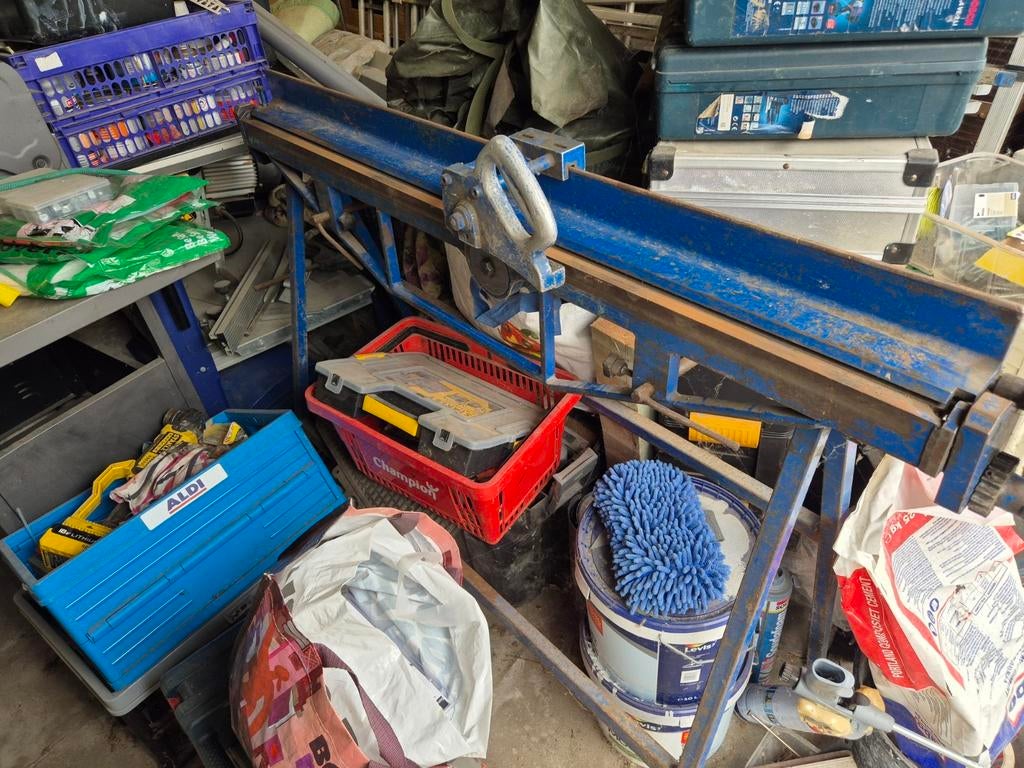 Plooibank zinkwerken, Ophalen, Gebruikt