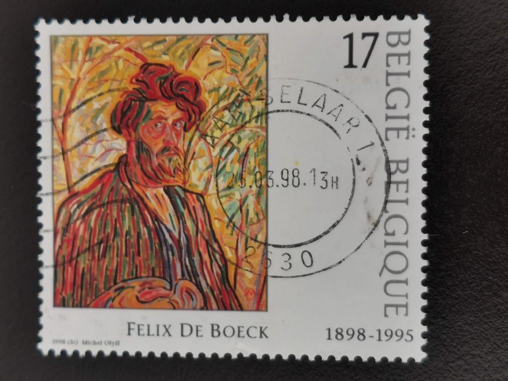 Belgie 1998 - Kunst - Felix De Boeck, Ophalen of Verzenden, Gestempeld, Kunst