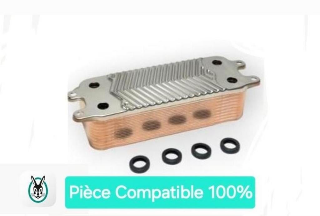 Vaillant échangeur à plaque, 20 plaques (100% compatible), Enlèvement ou Envoi, Neuf