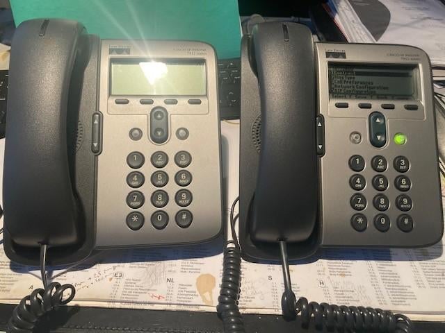 2 VOiP telefoons CISCO, Telecommunicatie, Ophalen