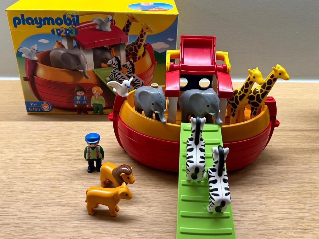 PLAYMOBIL 1.2.3 Meeneem Ark van Noach - 6765, Kinderen en Baby's, Speelgoed | Playmobil, Ophalen, Gebruikt, Complete set