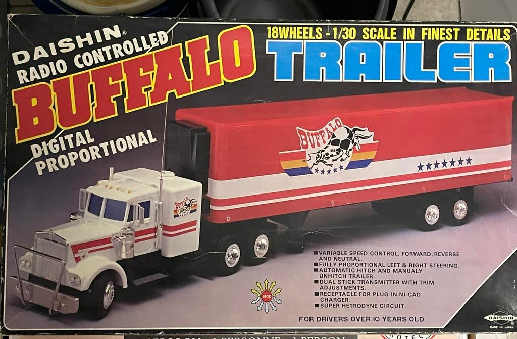 Bande-annonce RC Daishin Buffalo 1/30 vintage, Enlèvement, Comme neuf