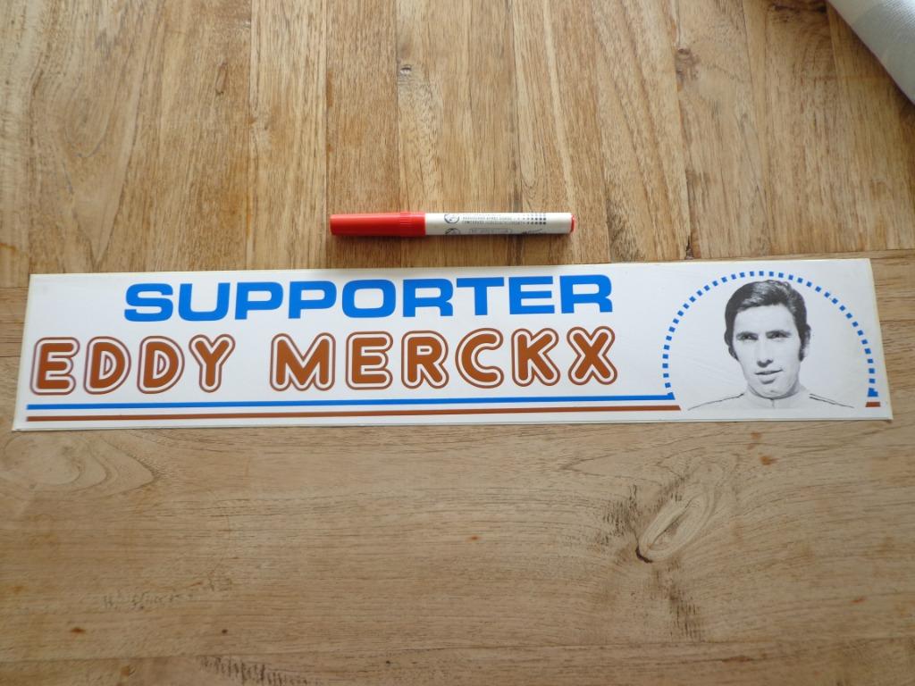 Eddy Merckx vintage fietssticker, Verzamelen, Ophalen of Verzenden, Nieuw, Poster, Plaatje of Sticker