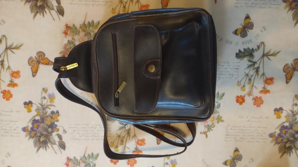 Sac à dos Arthur and Aston en cuir marron foncé, Enlèvement ou Envoi, Comme neuf