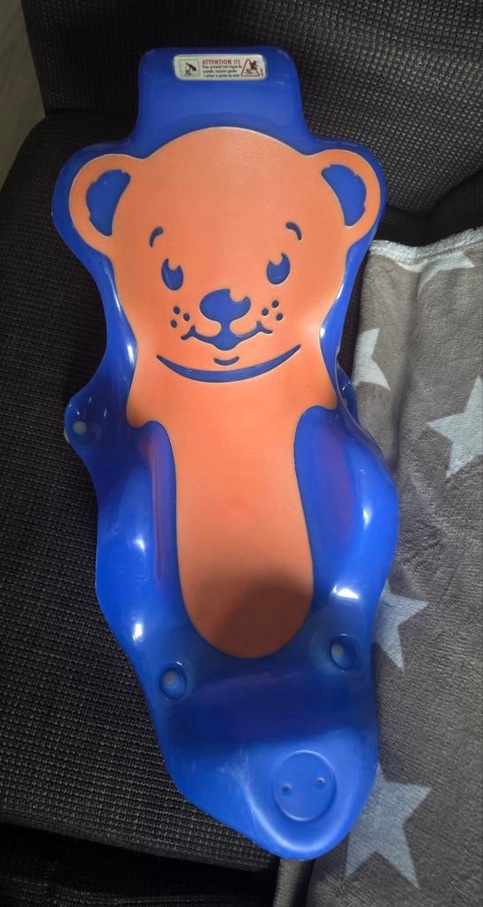 Baby Badzitje – Blauw met Beer, Ophalen, Gebruikt