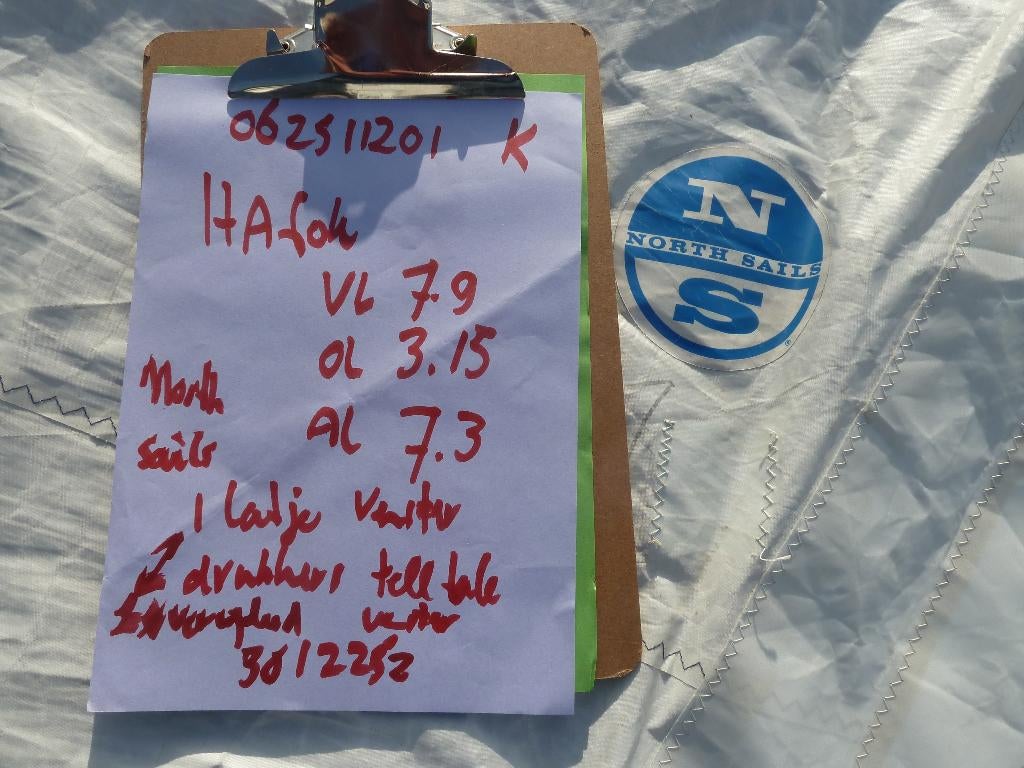 j24 high aspect fok, Watersport en Boten, Ophalen of Verzenden, Gebruikt, Overige typen