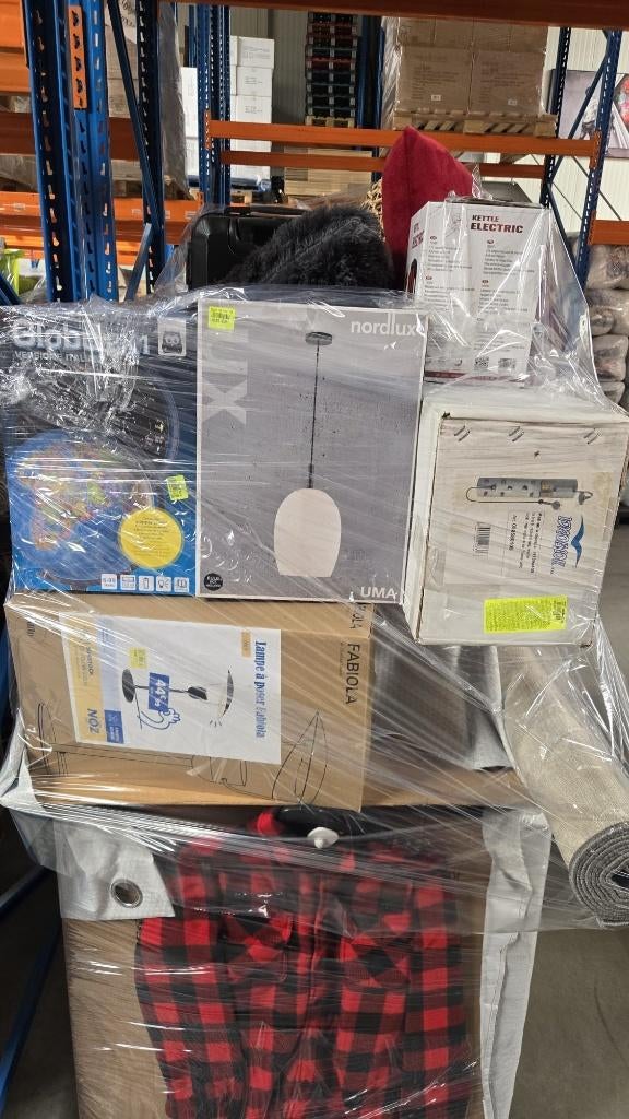 Palette de solderie triée  350€/palette, Huis en Inrichting, Woonaccessoires | Overige, Nieuw, Ophalen