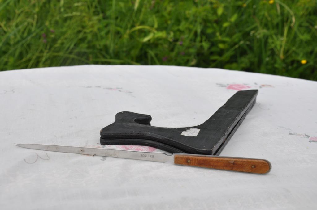 coupe papier ouvre courrier manche bois rostfrei, Antiquités & Art, Enlèvement ou Envoi