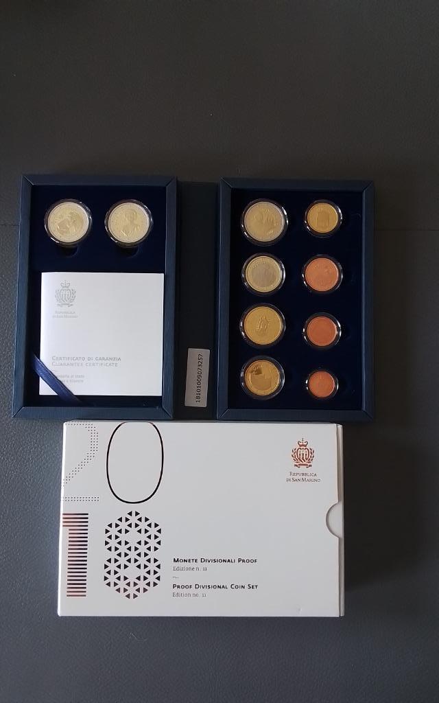 Euromunten proofset San Marino, Postzegels en Munten, Munten | Europa | Euromunten, Ophalen, San Marino, Overige waardes, Setje
