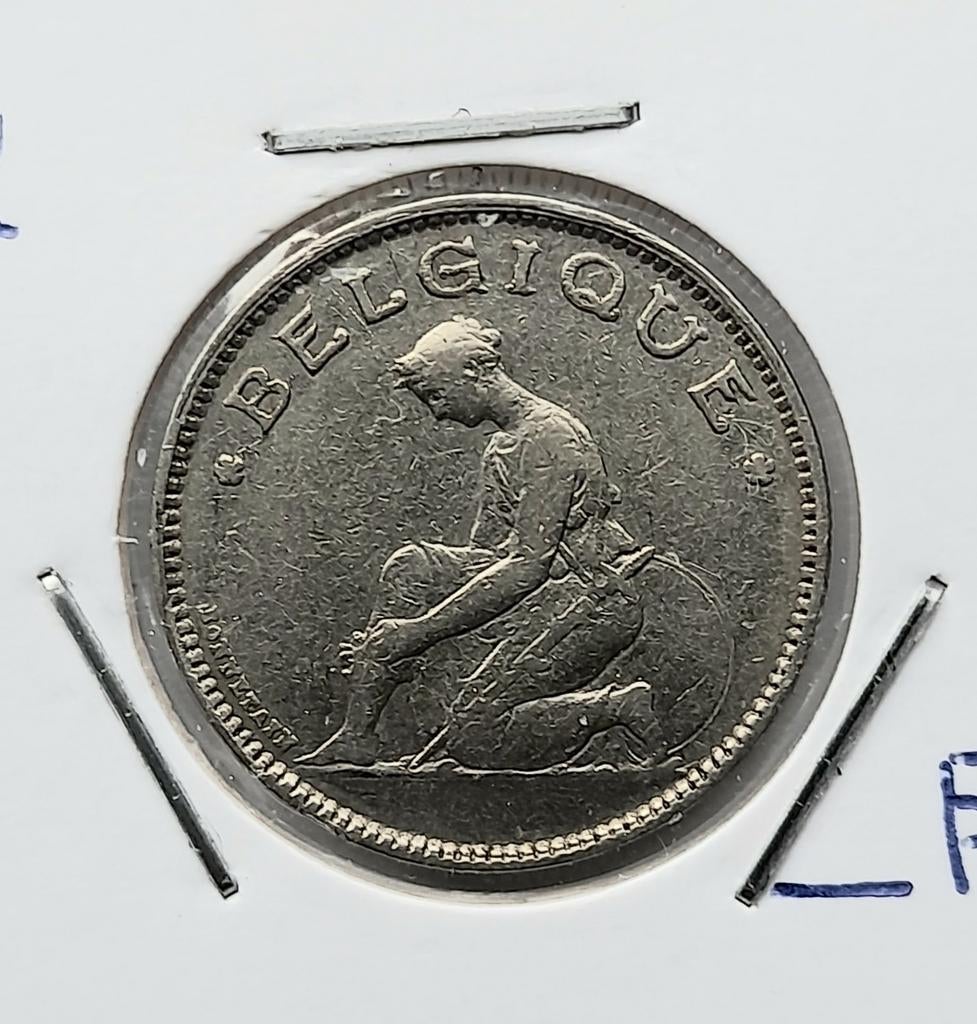Belgique 1 franc 1928 FR     (930), Ophalen of Verzenden, Losse munt