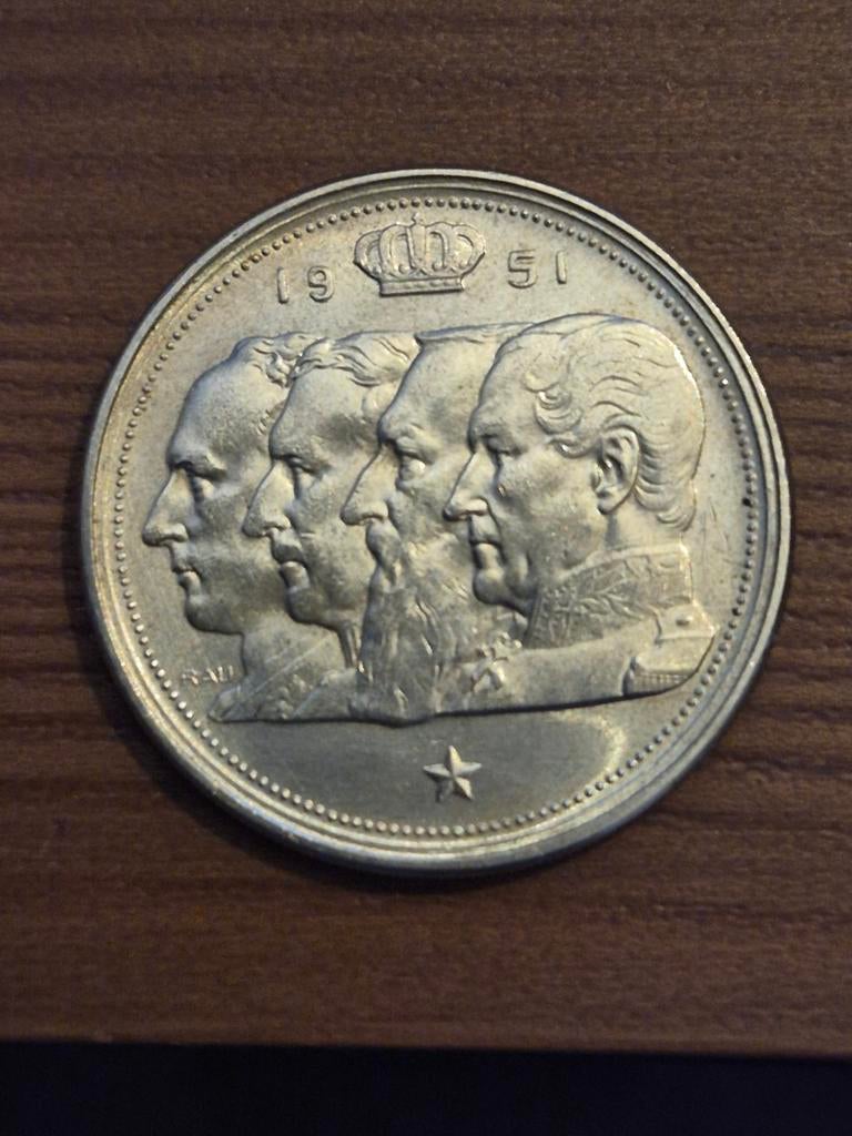 Pièce de 100 francs Belgique 1951, Timbres & Monnaies, Enlèvement ou Envoi