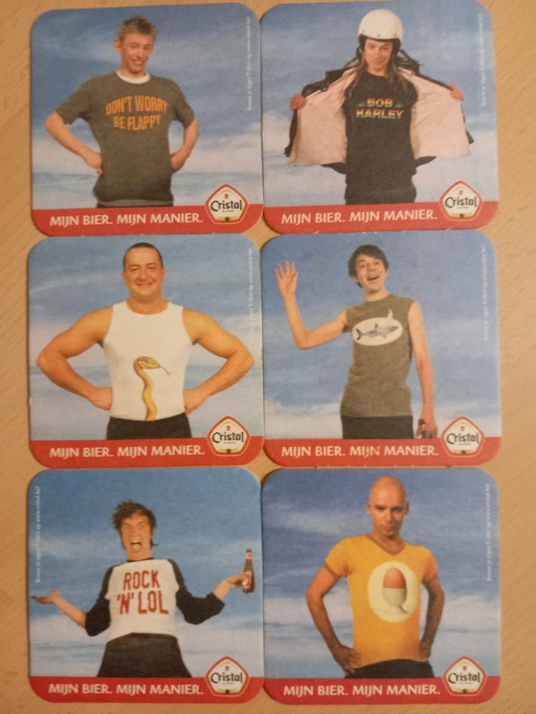 Bierviltjes Cristal Alken, Mijn Bier...(324), Verzamelen, Biermerken, Ophalen of Verzenden, Zo goed als nieuw