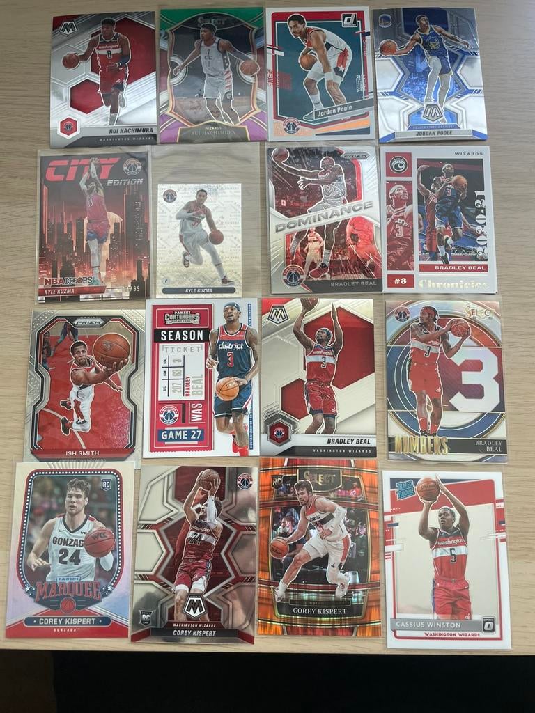 17 Washington Wizard kaarten, Ophalen of Verzenden, Nieuw, Stickers en Plaatjes