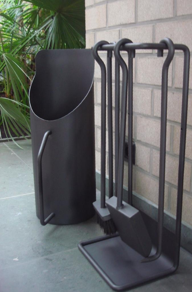 HAARDSTEL DESIGN ABC EN HOUTBAK / KOLENEMMER, Maison & Meubles, Maison & Meubles | Autre, Comme neuf, Enlèvement