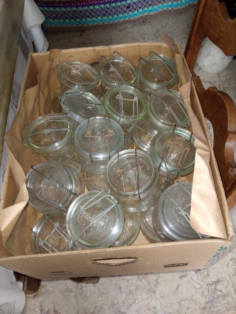 Inmaak bokalen slot 0.750lieter, Ophalen, Zo goed als nieuw