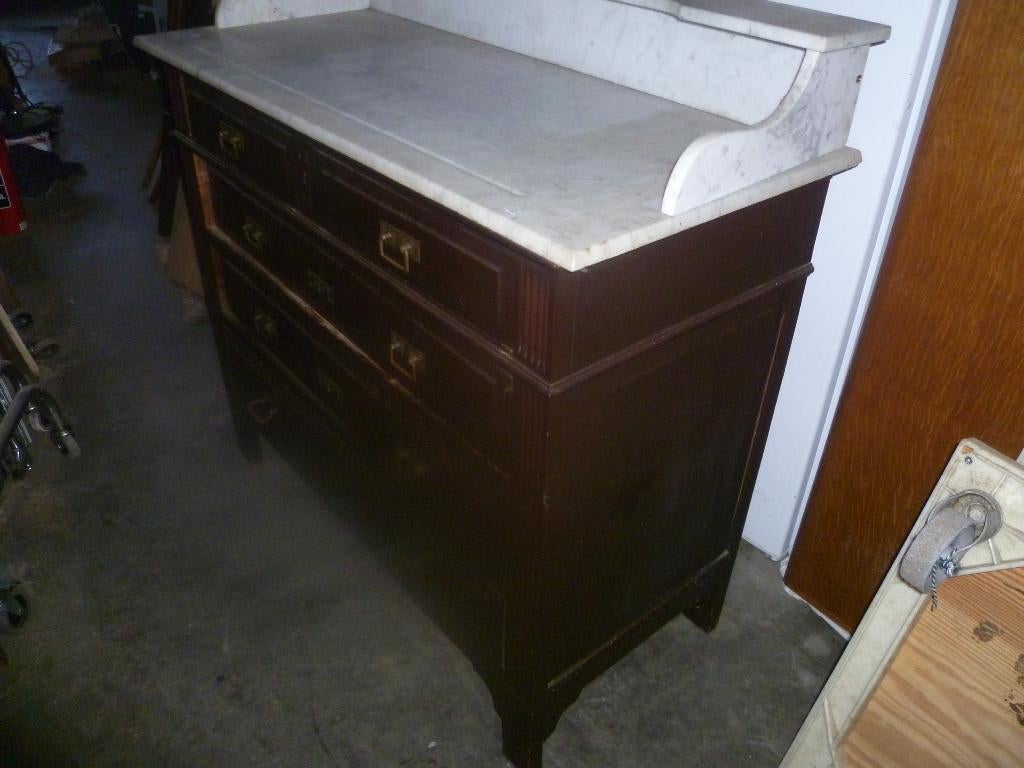 OUDE EIKEN COMMODE, Antiek en Kunst, Ophalen of Verzenden
