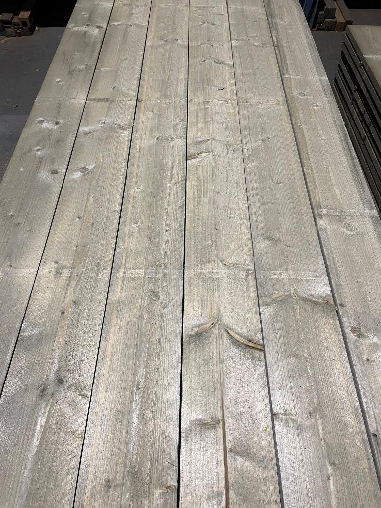 Verouderd steigerhout AAA+ kwal. I 3 CM dik steigerplanken I, Geïmpregneerd, 25 tot 50 mm, Nieuw, Ophalen of Verzenden