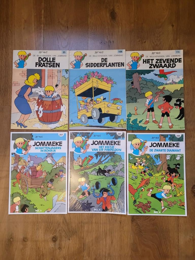 6 stuks Jommekes Strips, Boeken, Strips | Comics, Ophalen
