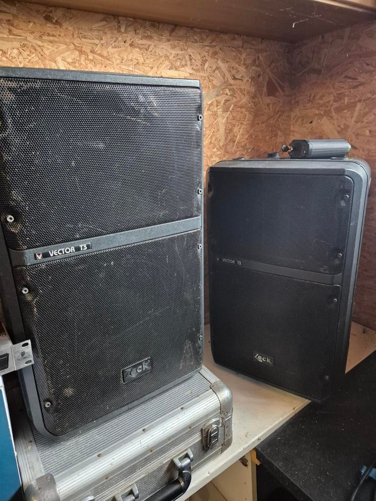 2x vector t3 Zeck + statieven en Dap 800 amp, Muziek en Instrumenten, Ophalen of Verzenden