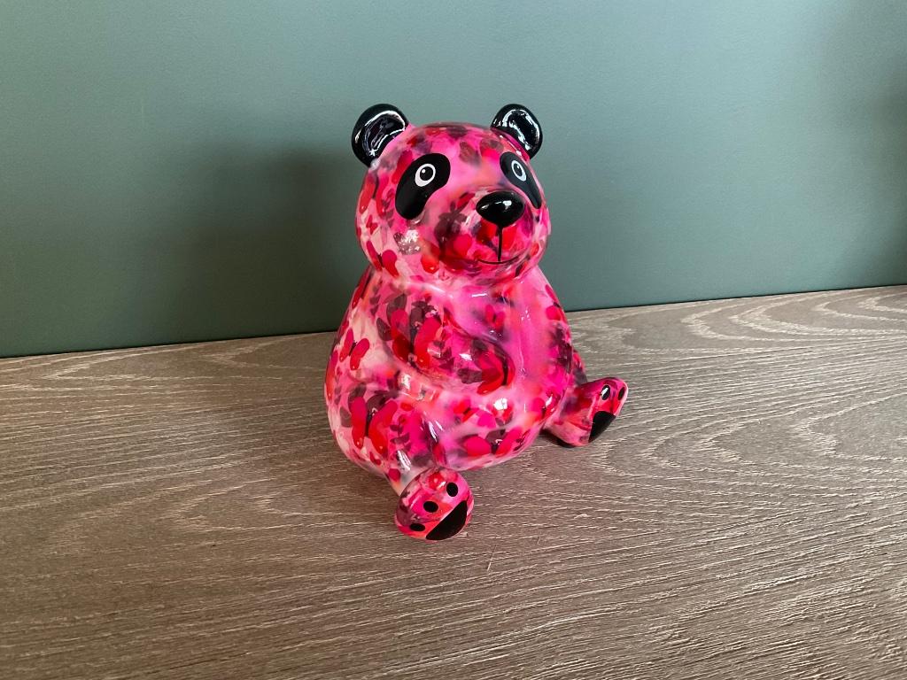 Pomme pidou spaarpot pandabeer met vlinders, Collections, Tirelires, Enlèvement ou Envoi, Neuf, Animal