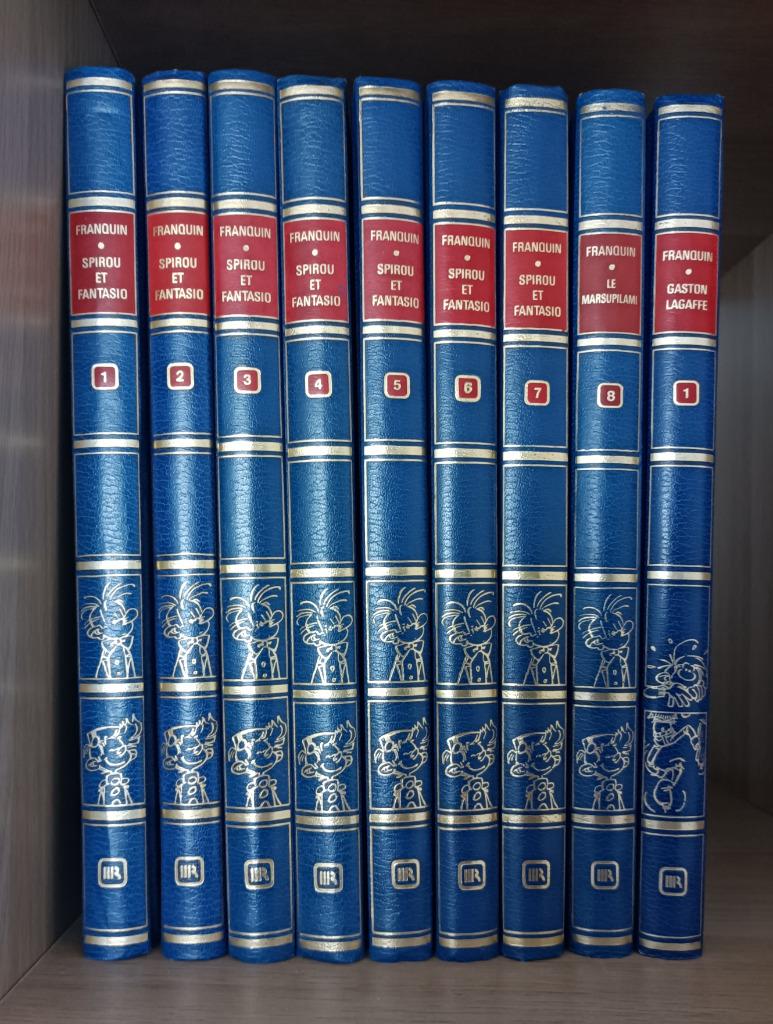Rombaldi – Tout Franquin 1 à 9 (Spirou, Marsupilami, Gaston), Livres, Série complète ou Série, Enlèvement ou Envoi, Utilisé, Franquin