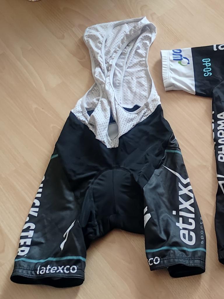 S small fietskleding broek Quickstep omega pharma S-2-46, S, Gebruikt, Ophalen of Verzenden, Dames