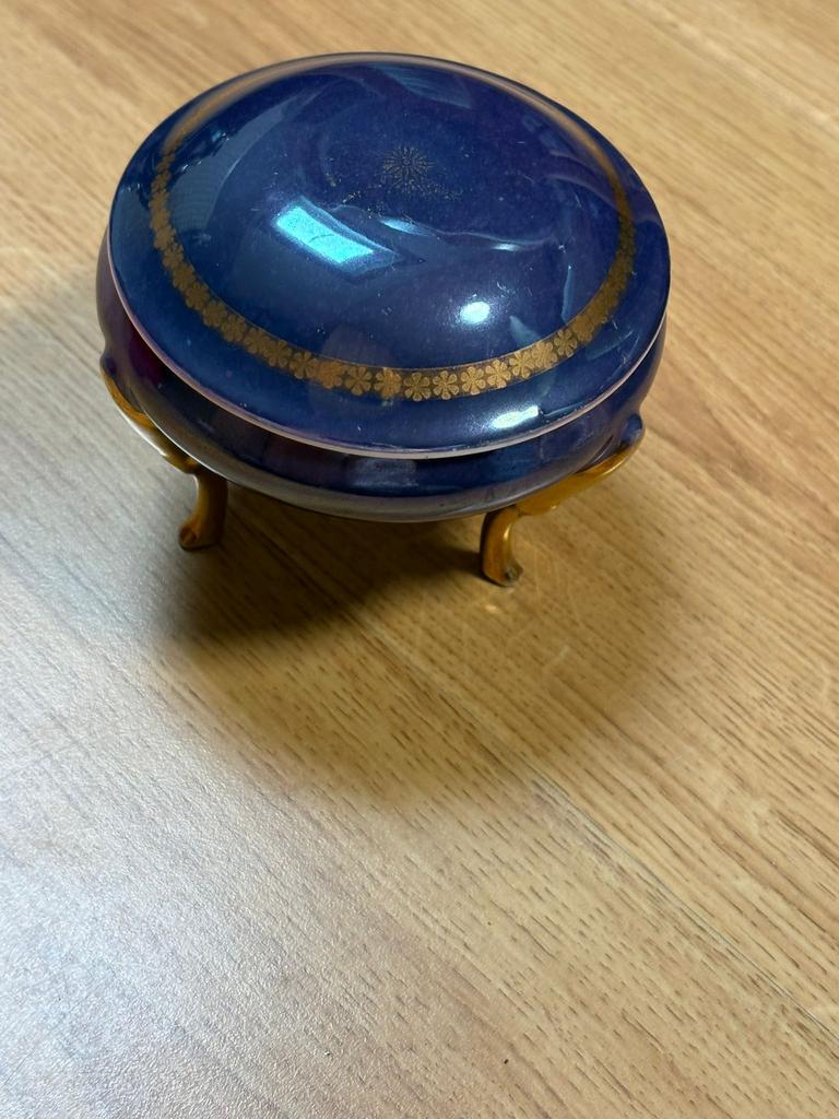 Bonbonnière vintage en porcelaine de Limoges, vers 1920-1950, Antiquités & Art, Enlèvement