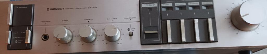 Pioneer Stereo amplifier SA-540, Enlèvement, 120 watts ou plus, Stéréo, Pioneer