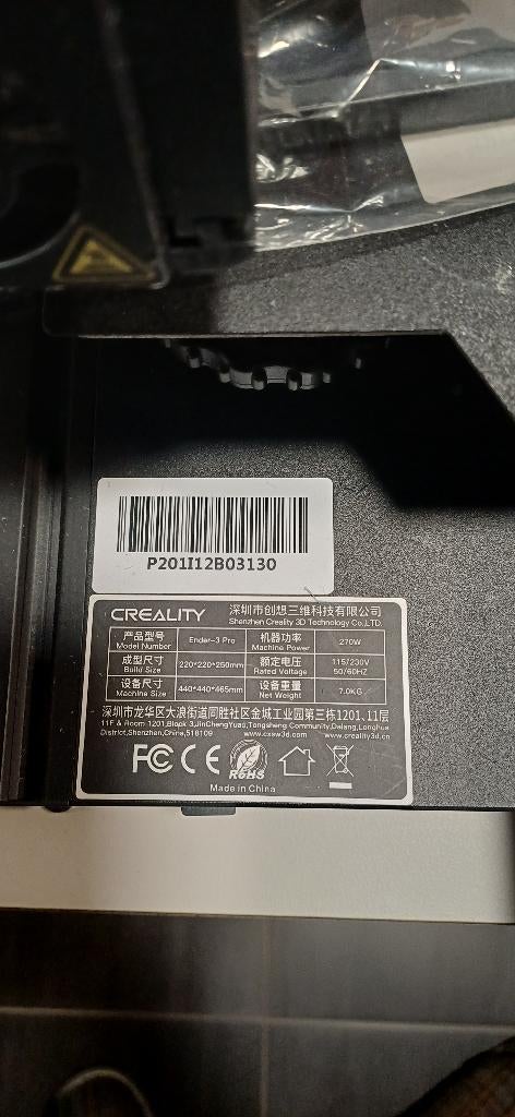 3D printer, Computers en Software, Ophalen, Gebruikt, Creality Ender