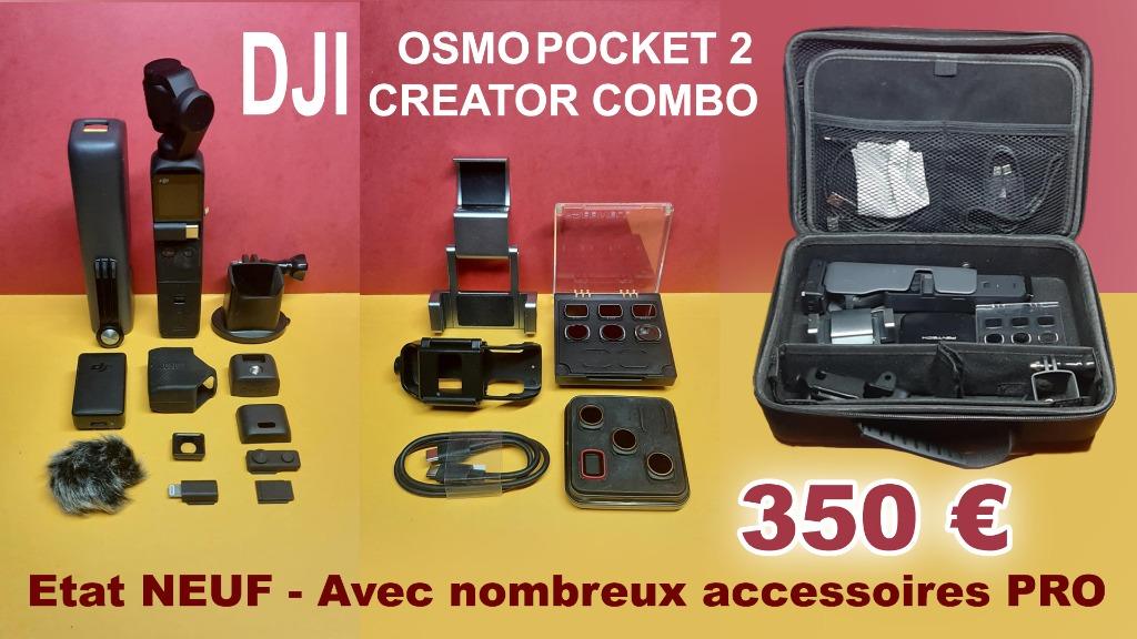 OSMO POCKET 2 - CREATOR COMBO + Accessoires - PRIX diminué, Ophalen of Verzenden, Zo goed als nieuw