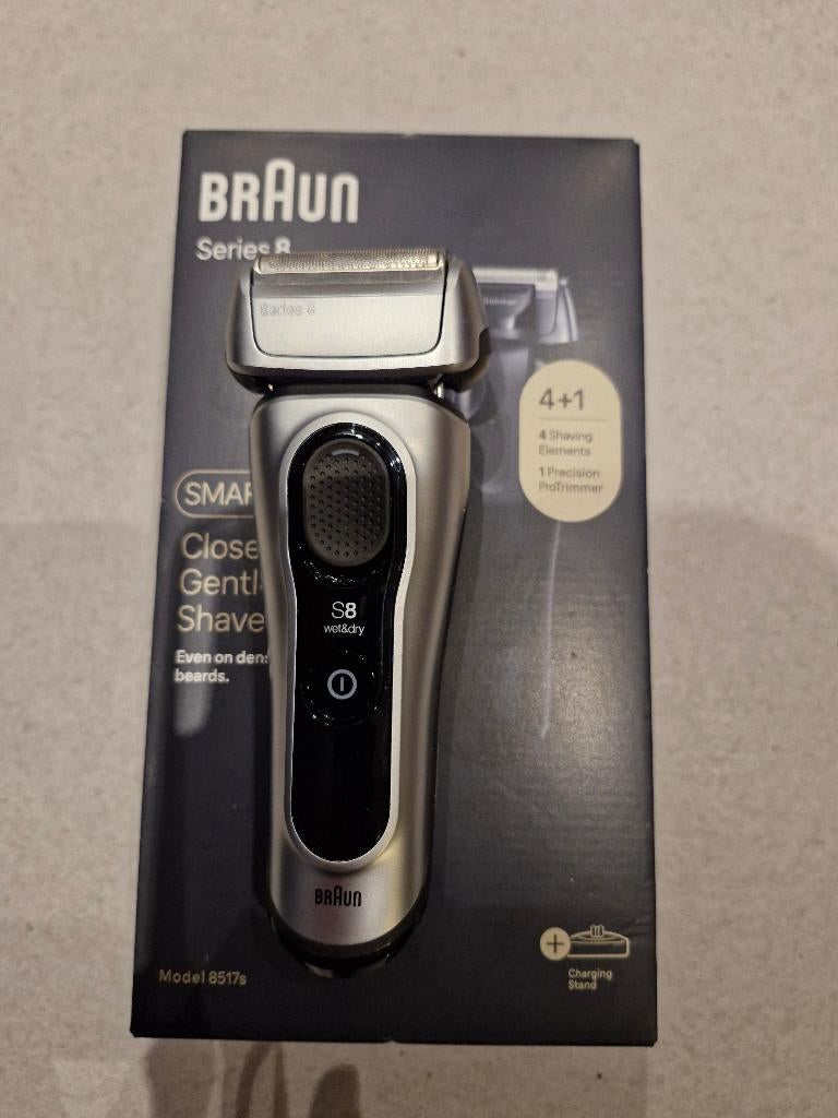 Braun Series 8 Model 8517s, Elektronische apparatuur, Persoonlijke Verzorgingsapparatuur, Zo goed als nieuw, Scheren en Epileren