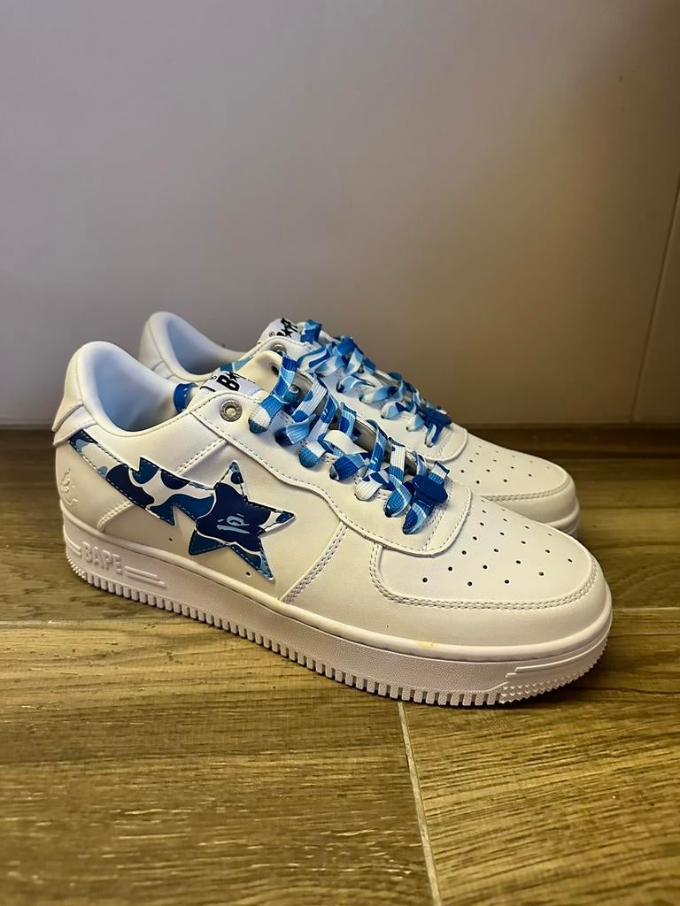 A Bathing Ape Bape Sta Low White ABC Camo Blue (2021) 45, Kleding | Heren, Schoenen, Ophalen of Verzenden, Nieuw