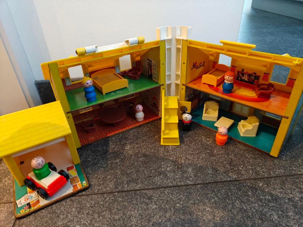 Fisher-Price villa, eerste uitgave 1969., Enfants & Bébés, Jouets | Fisher-Price, Enlèvement