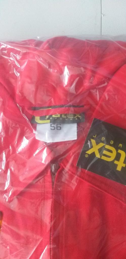 Rode overall Cratex maat 50, Tuin en Terras, Werkkleding, Ophalen, Nieuw, Heren, Overall