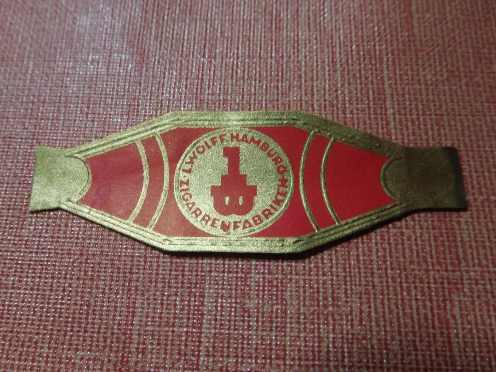 Bague de cigare fabricant L. Wolff, Collections, Enlèvement ou Envoi