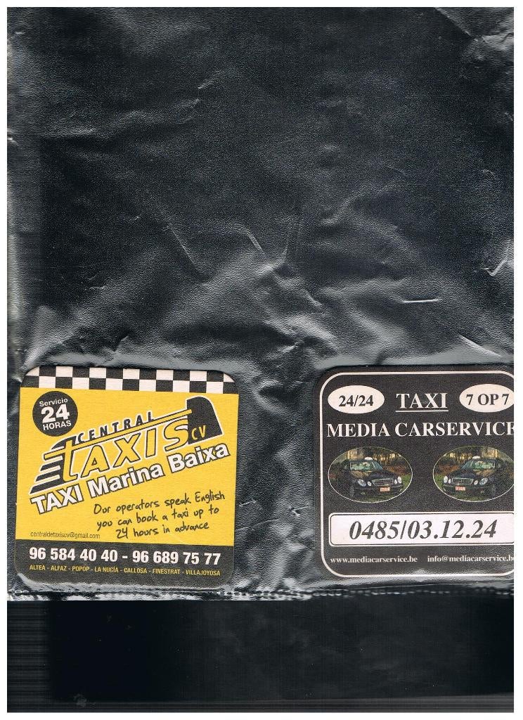 SOUS-VERRES À BIÈRE POUR TAXI, Envoi, Neuf, Sous-bock