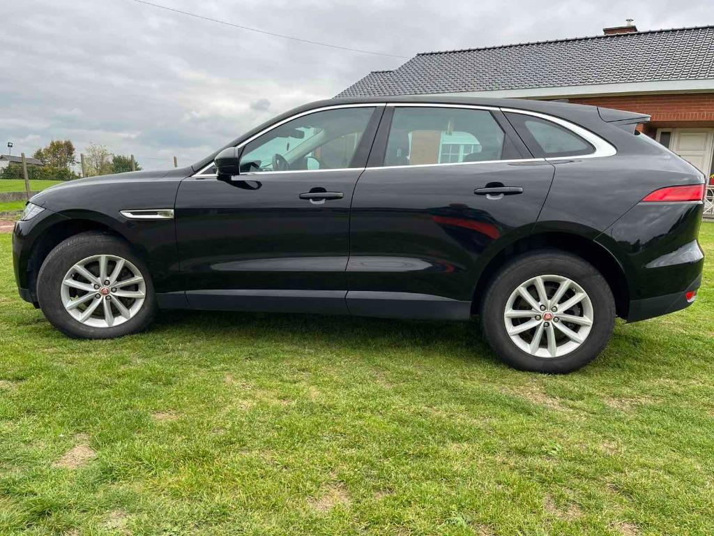 Jaguar F-Pace 2.0D. 132kW/179pk. 2021bj., Autos, Jaguar, Cuir, Achat, Euro 6, Noir