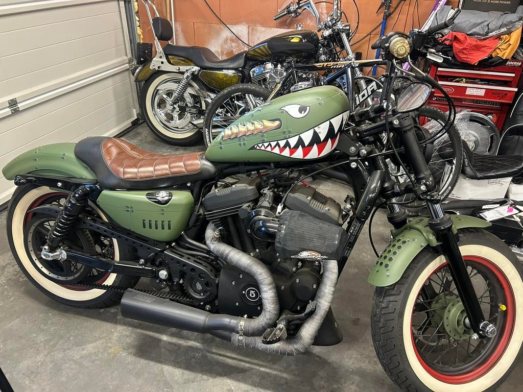 Airbrush set sportster 48, Ophalen of Verzenden