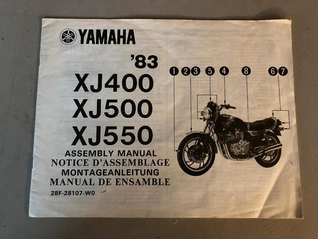 manual Yamaha XJ, Motos, Enlèvement ou Envoi, Yamaha