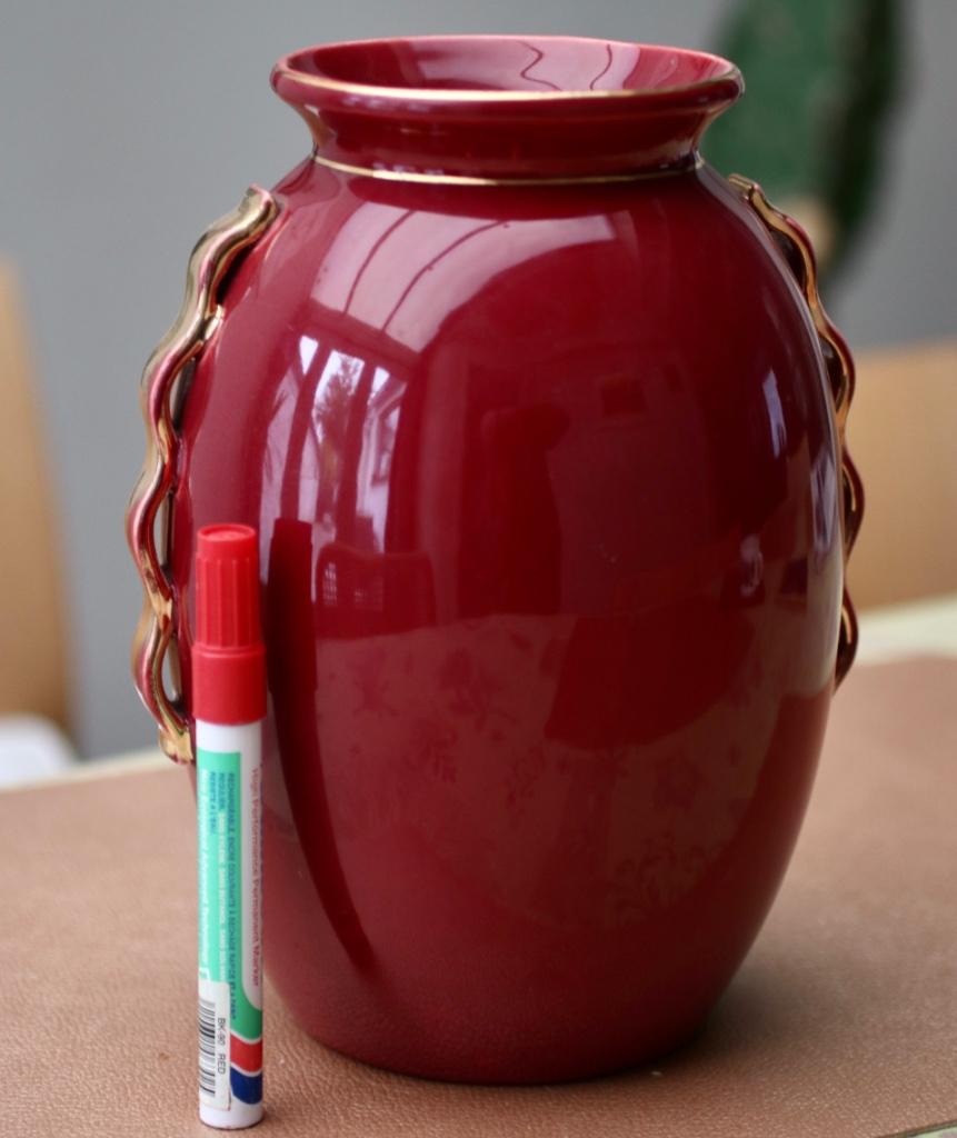 vase art déco Chevalier Chevallier 1930 Catteau Boch Keramis, Enlèvement ou Envoi