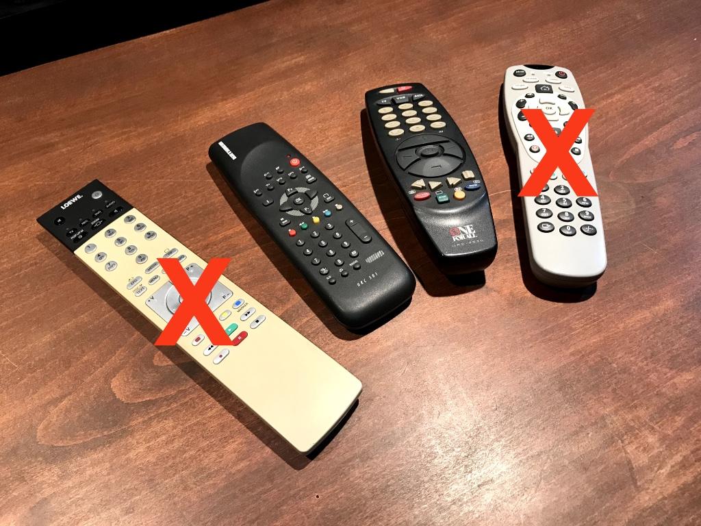 Télécommande (s) - Contrôleur (s) à distance - Différents ty, Enlèvement ou Envoi, Utilisé, Universel