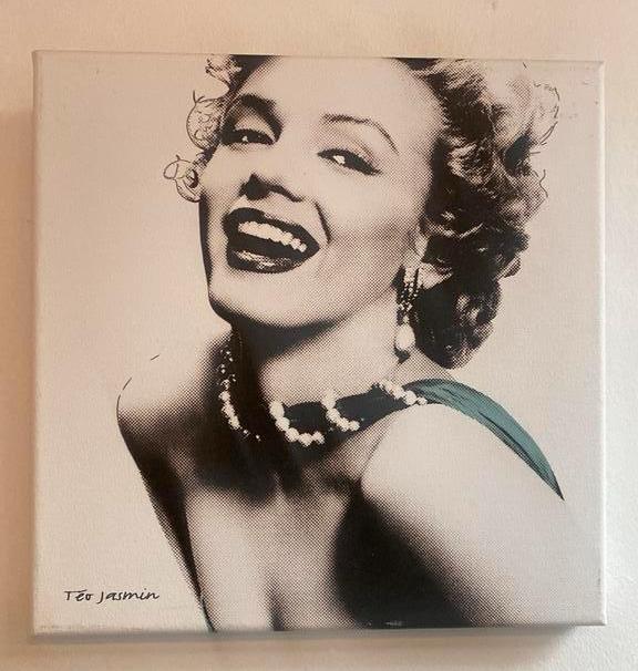 Tableau Marylin Monroe en noir et blanc, Enlèvement ou Envoi